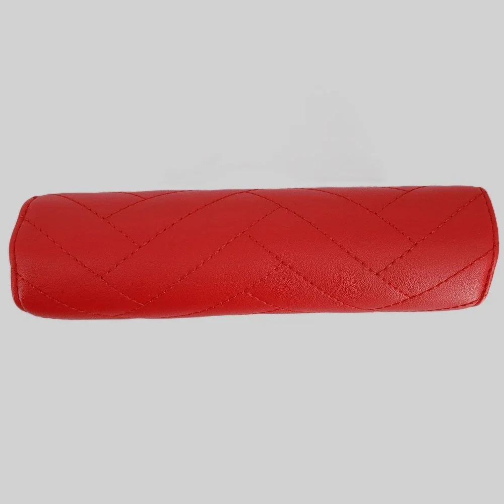 Bebe Los Angeles Sophia‎ Quilted Chevron Flap Crossbody Chain Shoulder Bag Red